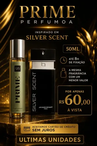 Perfume inspirado em Silver Scent