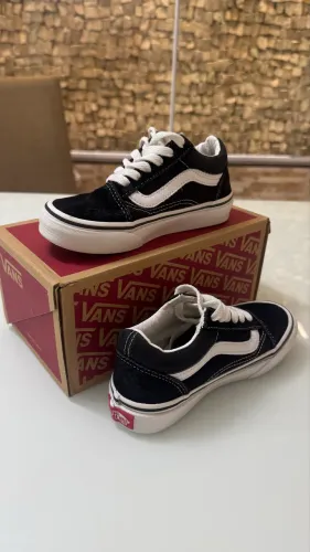 Tênis Vans infantil PRETO - usado pouquíssimas vezes