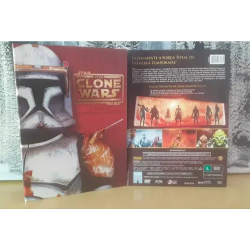 DVD Star Wars Clone Wars A Primeira Temporada Completa