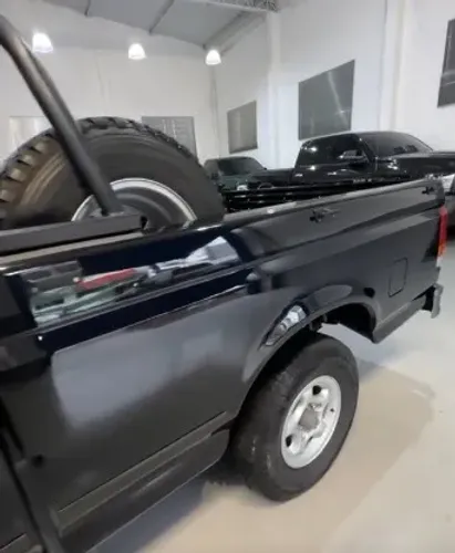 Caçamba de lata preta para F-1000 1993 a 1998