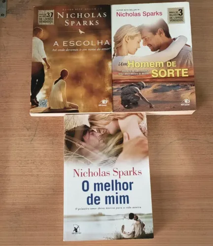 Lote de Livros Nicholas Sparks