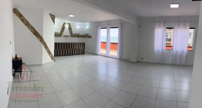 Cobertura frente mar com 5 dormitórios sendo 3 suítesà venda, 300 m² por R$ 970.000 - Ocia