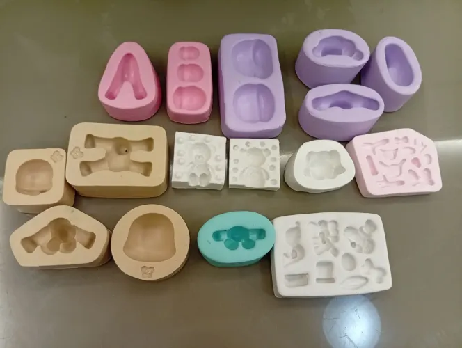 Moldes de silicone para confeitaria, biscuit