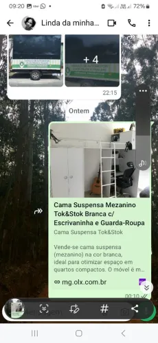 Cama suspensa 1.000