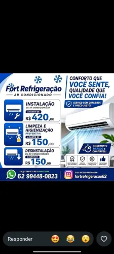 Ofereço meus serviços de técnico de ar condicionado.