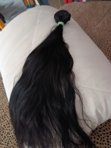 Vendo cabelo em fibra russa, 70 cm