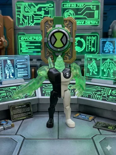 Boneco Ben 10 bandai diamante battle ler descrição 