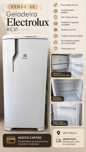Geladeira Electrolux RE31