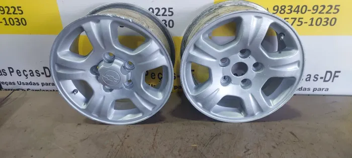 Par Roda Aro 15 Da S10 Blazer 98/11 5 Furos 