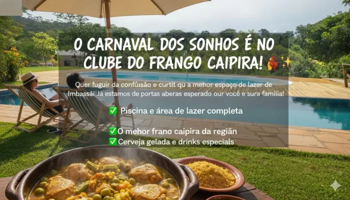 CLube do Frango Caipira - Restaurante e Espaço Lazer