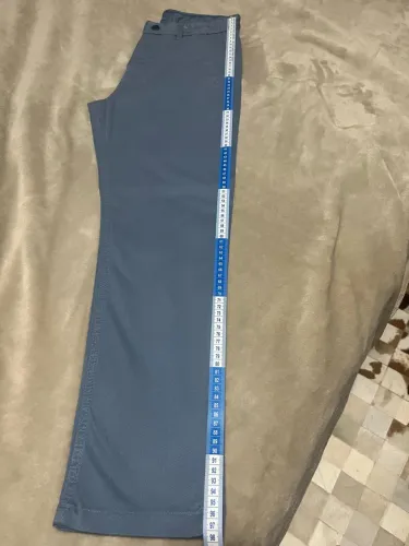Calça Zara sarja azul 38