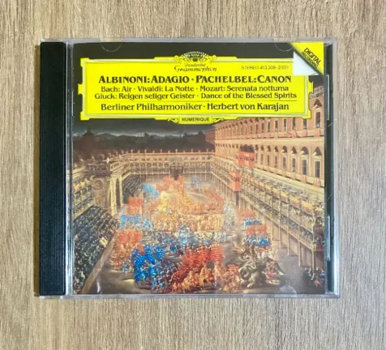 CD Albinoni:Adagio - Pachelbel:Kanon (Berliner Philharmoniker/Karajan)