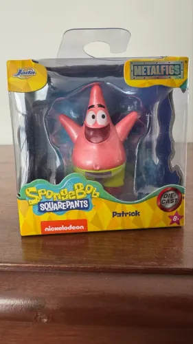 Patrick Bob Esponja Metalfigs em metal novo lacrado