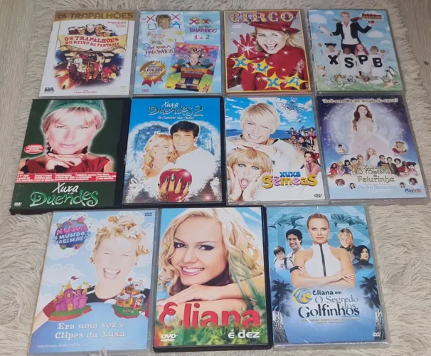 DVDs Xuxa e Eliana