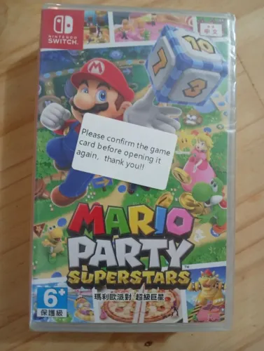 Mario Party Superstars- LACRADO- Jogo Nintendo Switch (Faço Envio) 