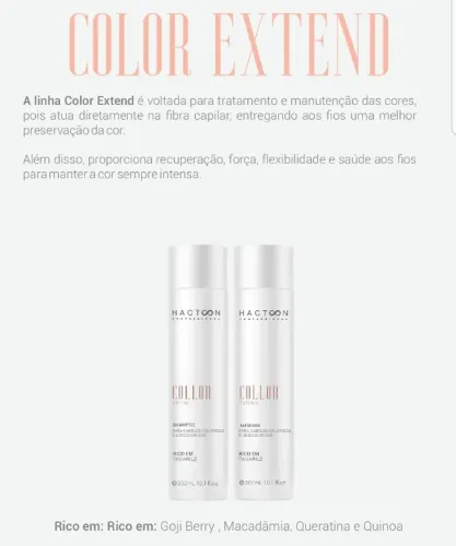 Kit Shampoo + Máscara Manutenção de cor 