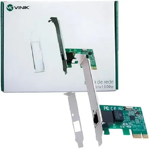 Placa De Rede ( Pci-e / Pci Express X1 / Mini Pci ) - 10/100/1000 Mbps Gigabit + Espelhos