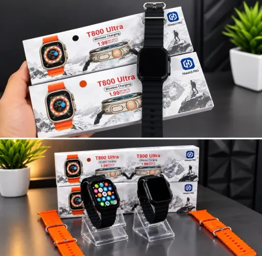 Smartwatch T800 Ultra 2 2.4 HD 45mm Tela Grande Bluetooth (NOVO LACRADO)