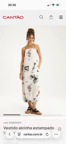 Vestido Cantão