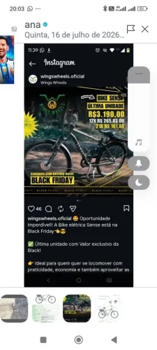 Bicicleta aro 26 Eletrica super conservado valor 1700;00 reais tratar * ZAP