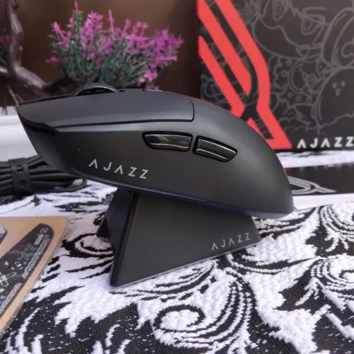AJAZZ AJ139 V2 MC - Mouse Gamer Sem Fio + Base Dock De Carregamento