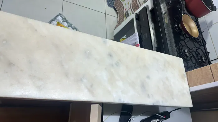 Pedra de mármore para bancada de cozinha americana, balcão.