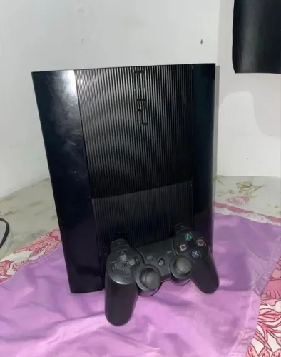 Ps3 desbloqueado 256 GB com 1 controles 