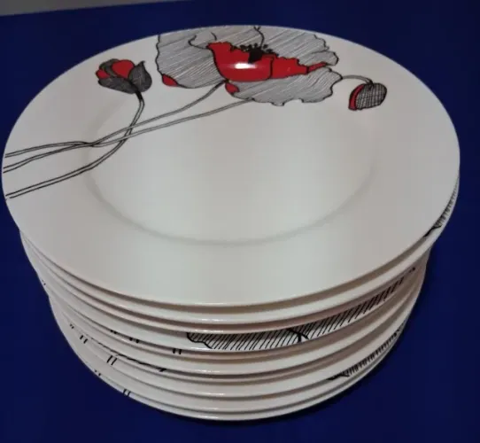 Pratos Rasos (27 cm) de Cerâmicas Camicado (16 unid)