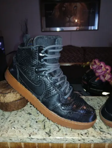 Tênis Nike bota cano alto ebernon Mid Winter retrô raríssimo anos 80