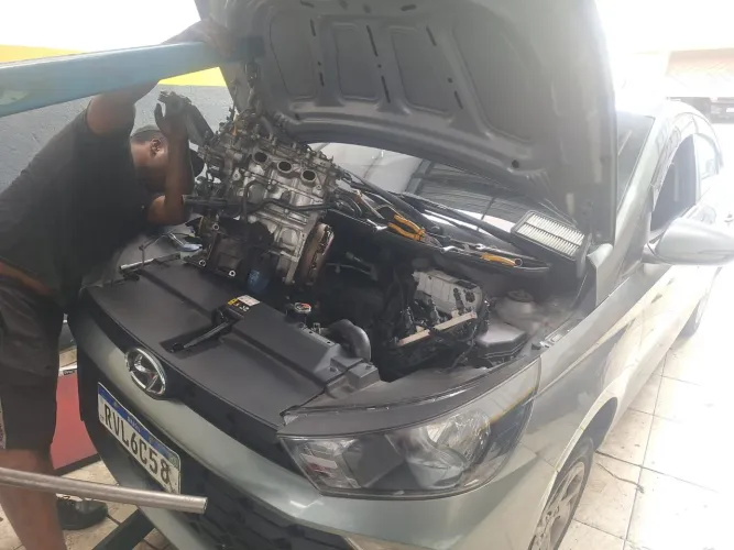 Motor parcial HB20 1.0 3 cilindros a base de troca com garantia