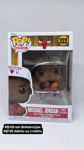 Funko Pop Michael Jordan 3 times in a row 222