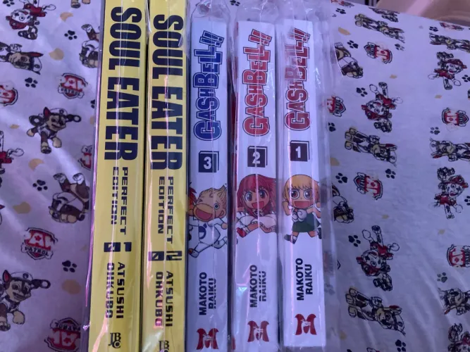 Kit mangá Soul Eater e Gash Bell
