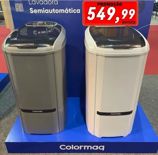 Tanquinho Colormaq 10kg na Promoção 550,00 Entrega Grátis 