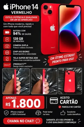 iPhone 14 semi novo
