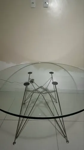 Tampo de vidro Redondo para mesa