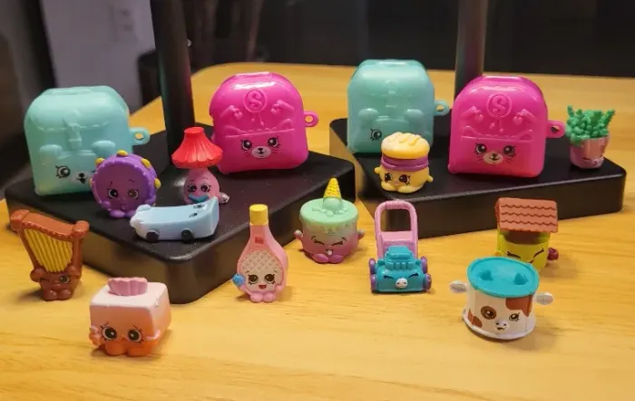 Shopkins da Temporada 5 (Season 5) mochilinhas coloridas (turquesa e rosa)
