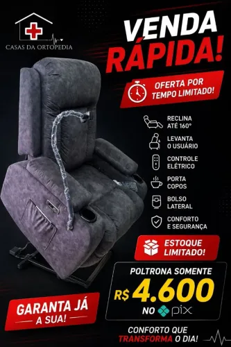 Poltrona **PROMOÇÃO PAGAMENTO PIX**