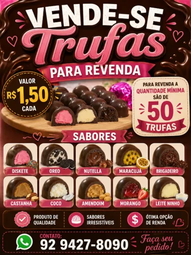 Vendo Trufas para revenda