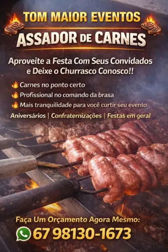 Assador de Carnes para Eventos