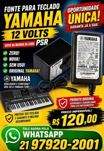 Fonte original para teclado Yamaha  nova
