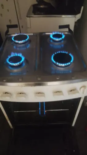 Fogão top 4 bocas Consul com luz no forno forno automático com entrega grátis