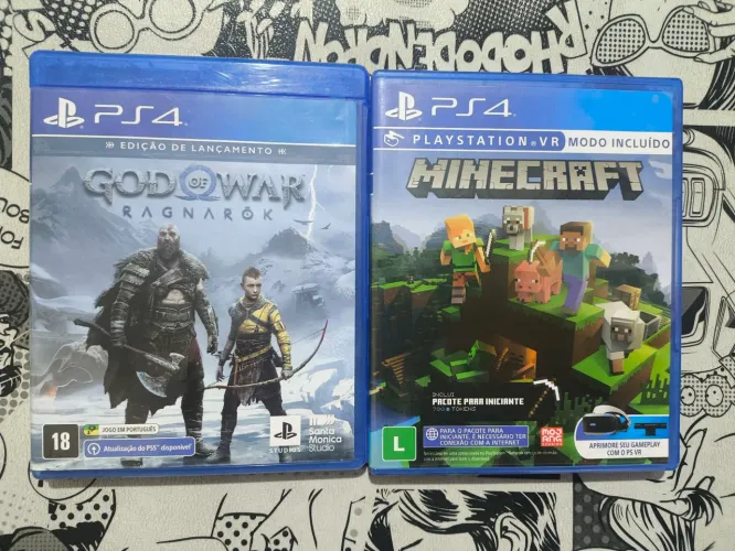 God Of War Ragnarok, Minecraft (PS4)