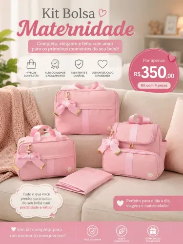 Bolsa kit maternidade (350)ENTREGA GRATIS! Whatssap *