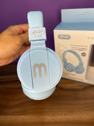 *Fone Headphone Bluetooth KP-FN607 Knup*