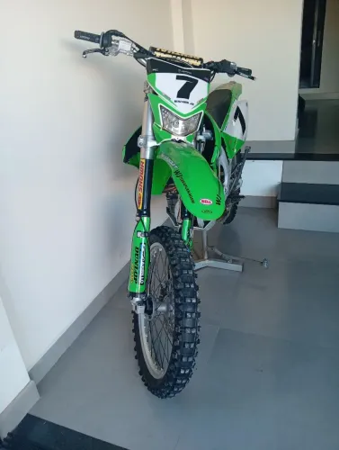 Kawasaki 450 -canhao de trilha/kit gráfico Monsters e acessórios top