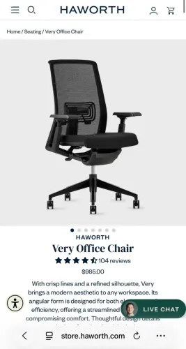 Cadeira HAWORTH Very Mesh Office Chair Novissima