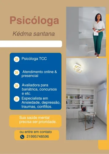 Psicóloga Clínica ( Psicoterapia online e presencial)