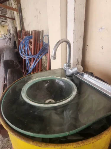 Bonita bancada de lavabo 