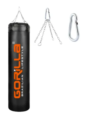 Saco de pancada 160cm Muay Thai Cor Preto