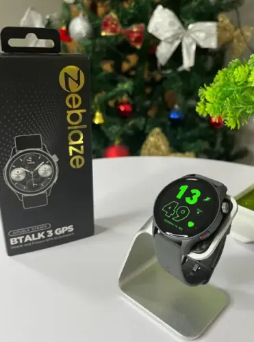 Smartwatch Zeblaze Btalk 3 Plus - Faz e Recebe Ligações Tela 1.39" HD